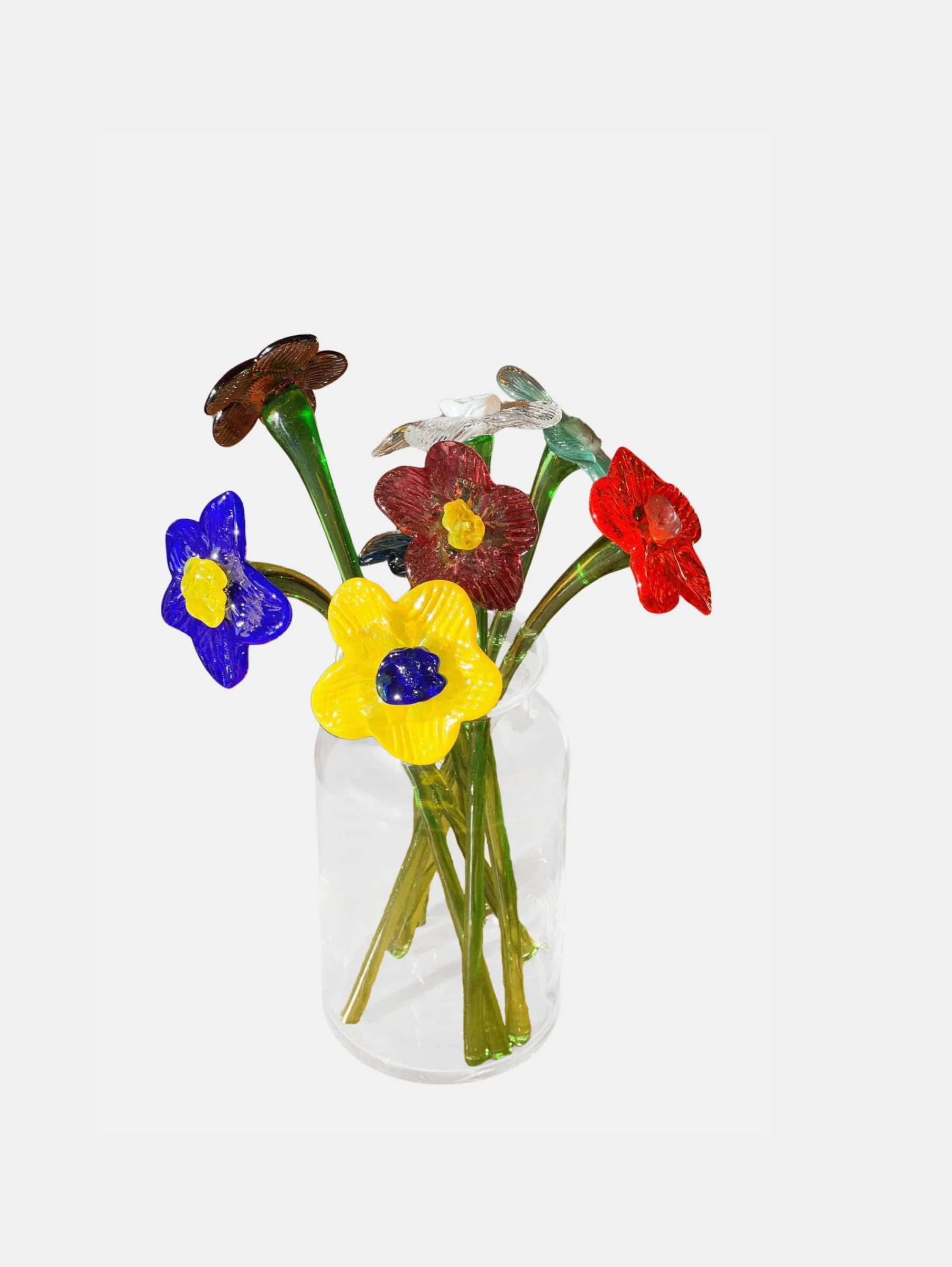mouthblown_crystal_flower_3-5.webp Best HOFF MOUTHBLOWN CRYSTAL FLOWER SILVER